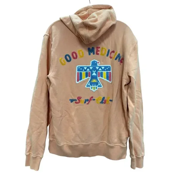 Faherty Women's Orange Steven Paul Judd Good Medicine Hoodie - Size S - New - Picture 5 of 8